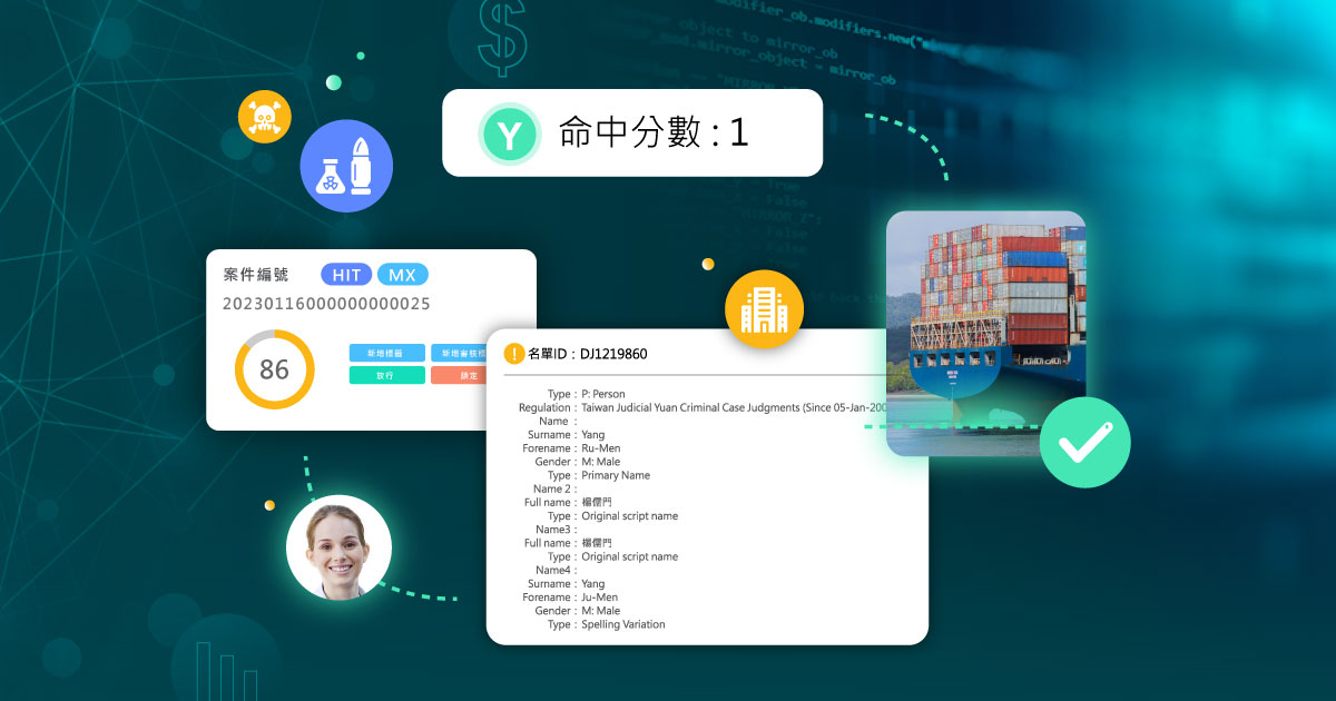 運用 KYC 名單掃描,協助產業擊退合規風險